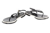 Black Other Fabric Sandals