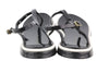 Black Other Fabric Sandals