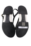 Black Other Fabric Sandals