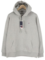 TOMMY HILFIGER Rlxd Basketball Men's Hoodie L Grey Melange Logo