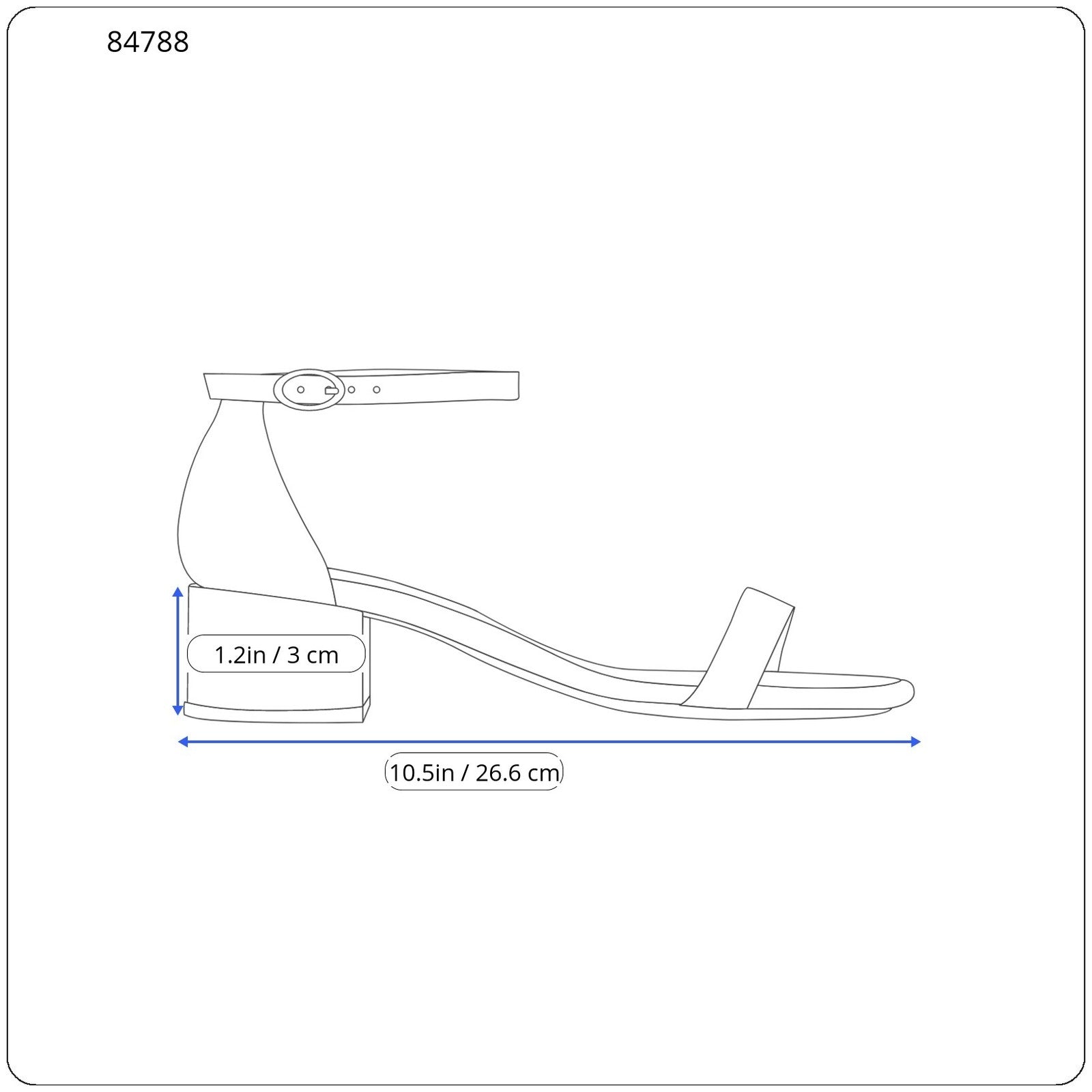 EMPORIO ARMANI X3U092 Women's Sandals EU37 Blue White Platform Open Toe Flat