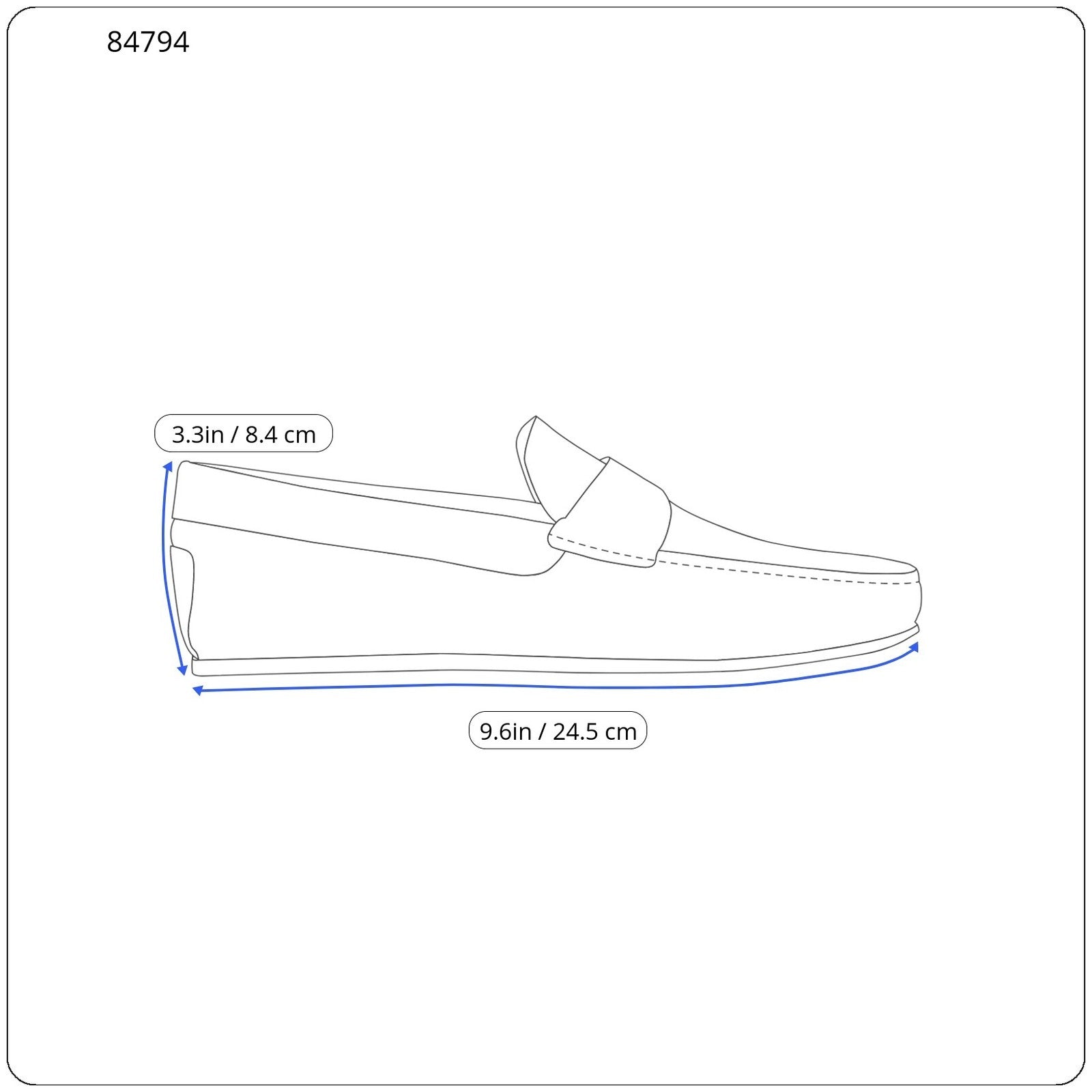 EMPORIO ARMANI X35025 Women's Light Blue Leather Espadrilles EU37 Slip On