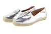 Grey Leather Flats