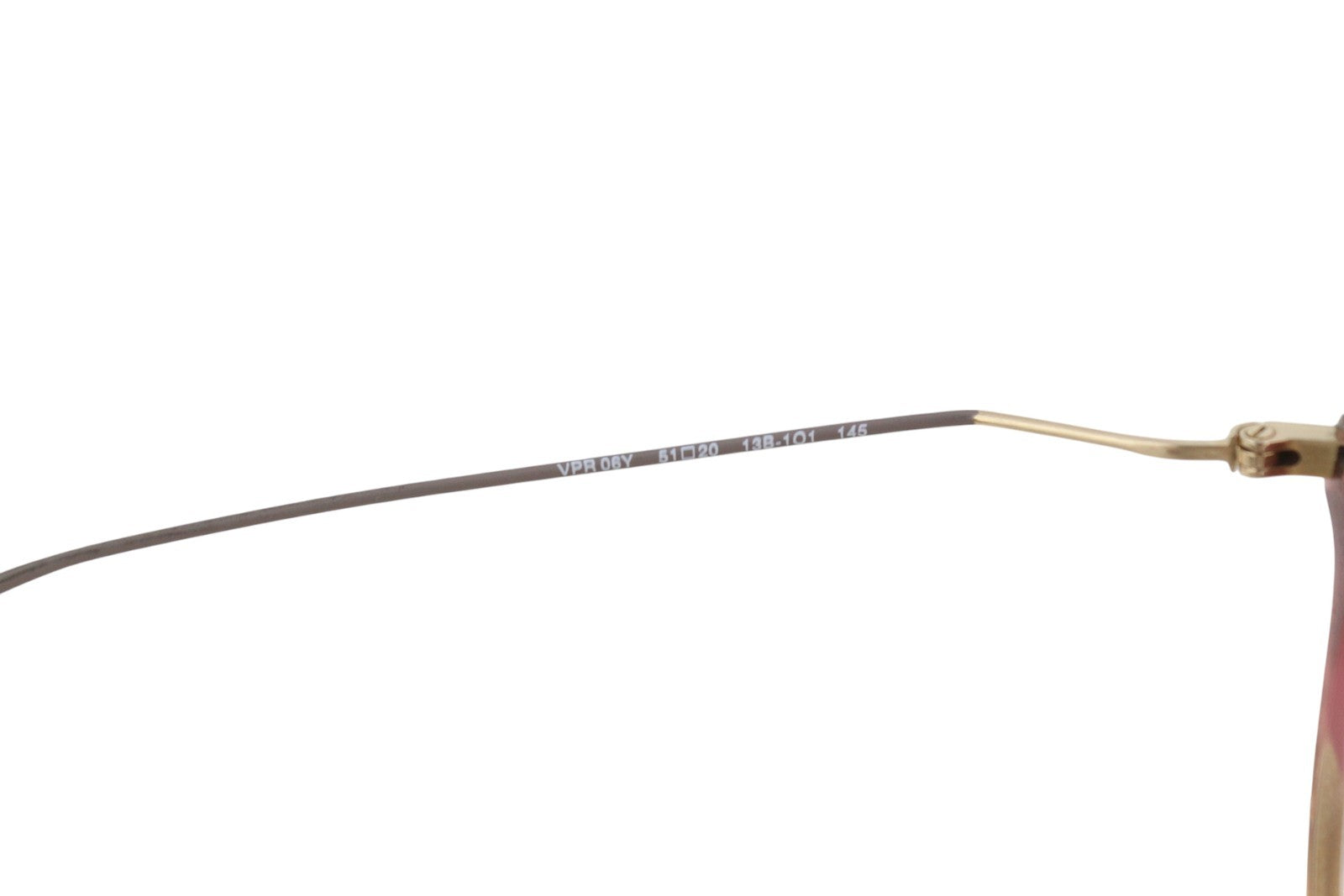 PRADA 0PR06YV Men's Brown Patterned Oval Eyeglasses OS Demo Lens