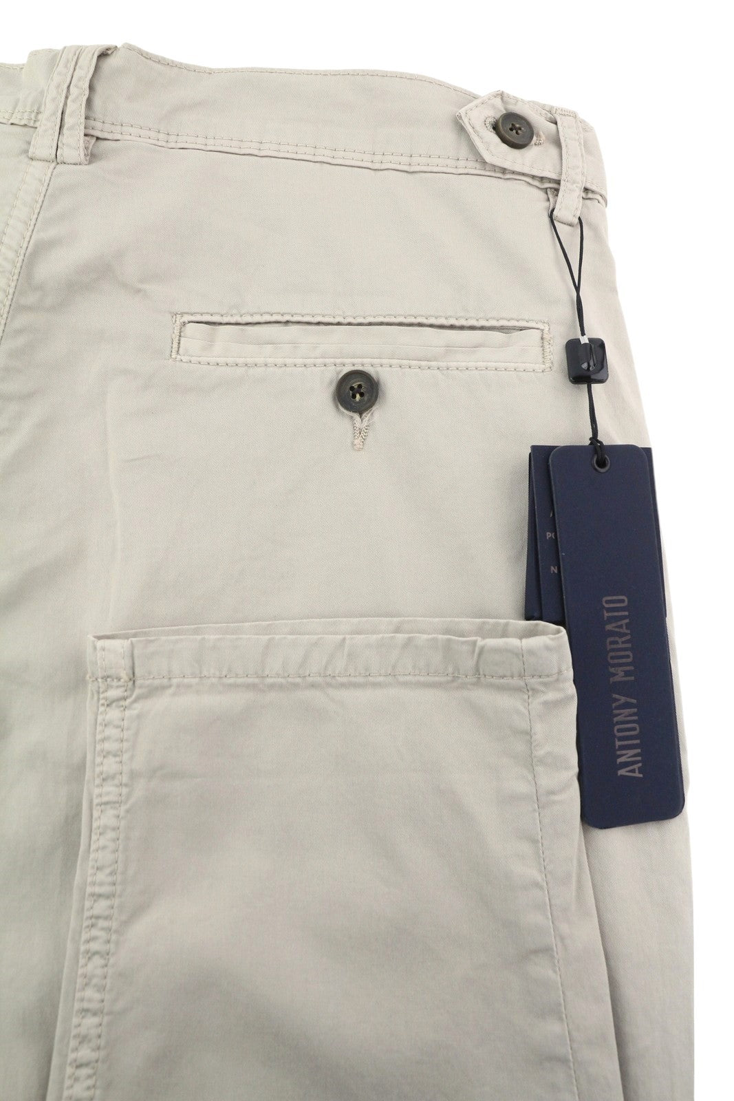 ANTONY MORATO Prince Men's Beige Chino Pants W32 Loose Fit Button Fly