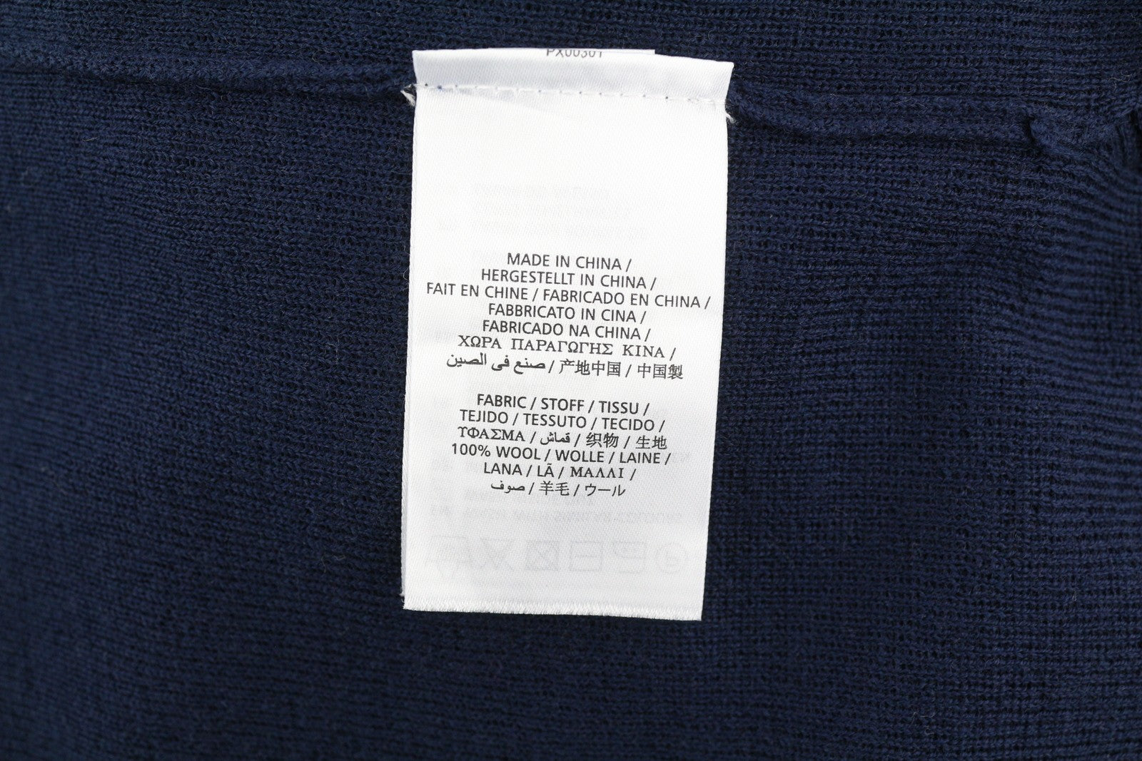 GANT V Back Women's Oversized Merino Jumper S Dark Blue Knit