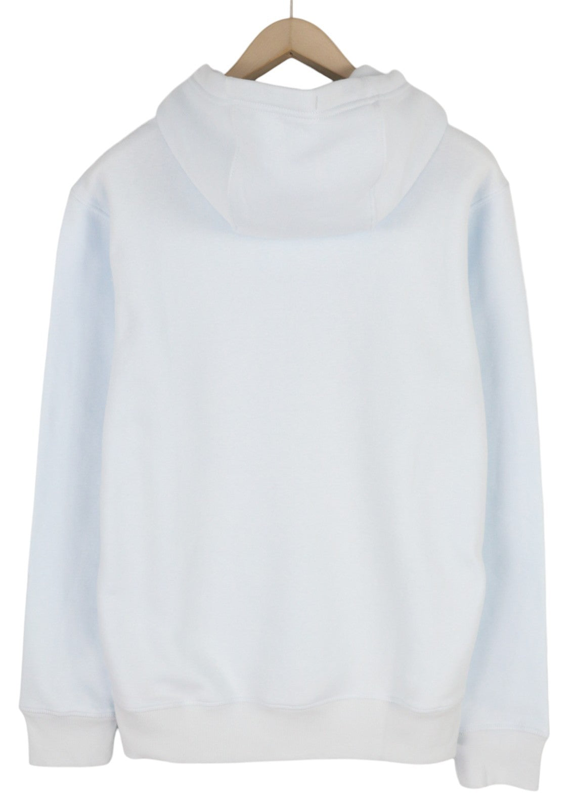 TOMMY HILFIGER Men's Light Blue Hoodie L Logo Hooded Kangaroo Pocket