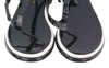 Black Other Fabric Sandals