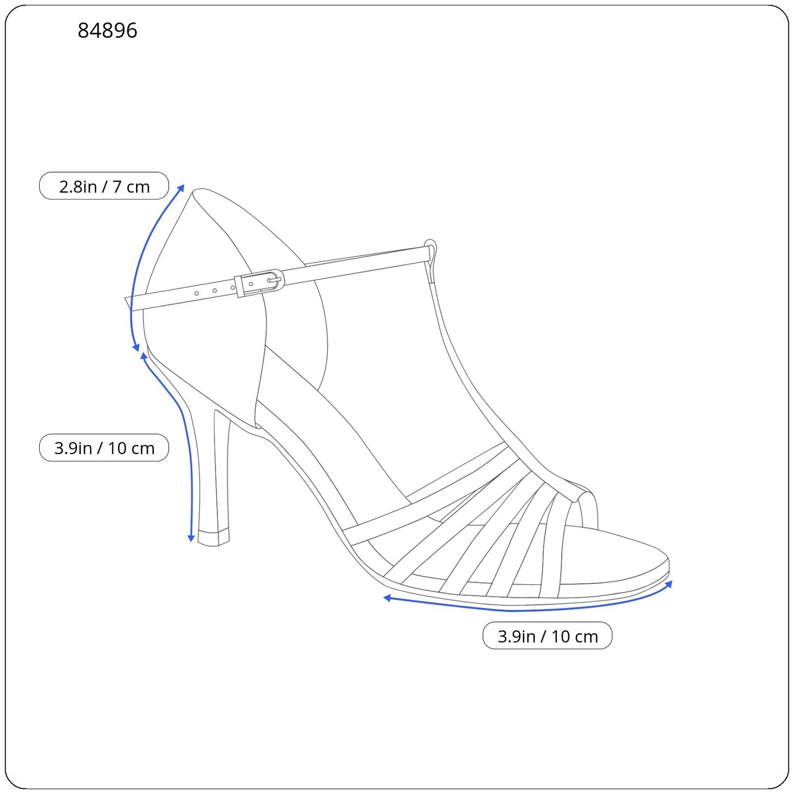 EMPORIO ARMANI X3P741 Women's Blue Suede Patent Heels EU37 Open Toe Buckle