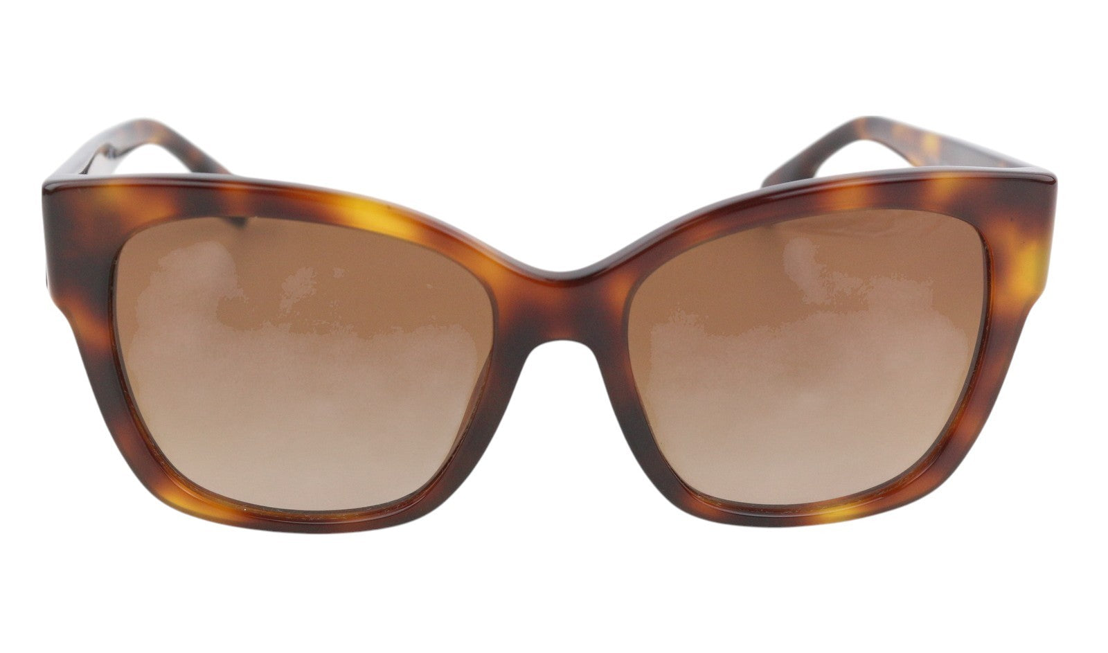 BURBERRY Ruth Women's Sunglasses Brown Animal Print Cat-Eye Tinted RRP190