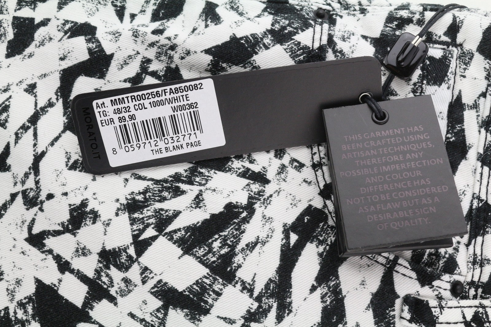 ANTONY MORATO Gilmour Men's White Trousers W32 Super Skinny Pattern  RRP130