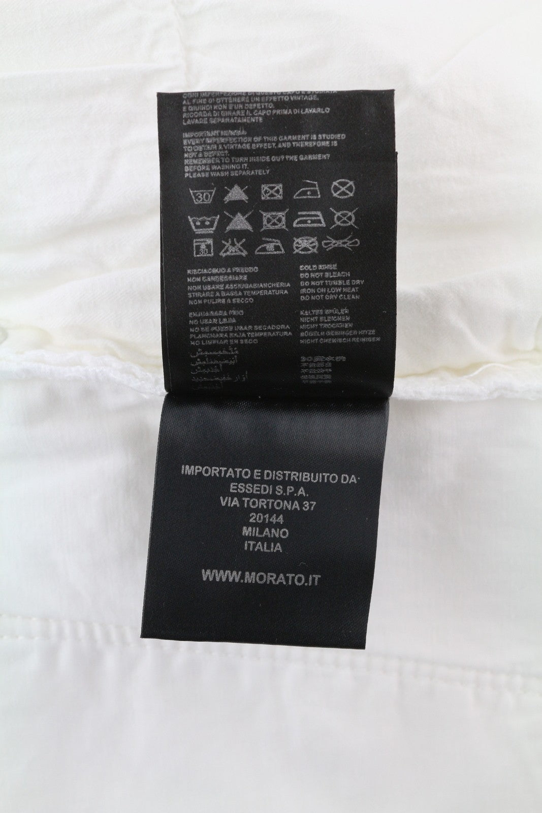 ANTONY MORATO Gilmour Men's White Trousers W36 Super Skinny Zip Fly RRP130