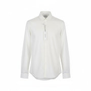 CALVIN KLEIN Men's White Formal Shirt M Slim Fit Cotton Spread Neck Button