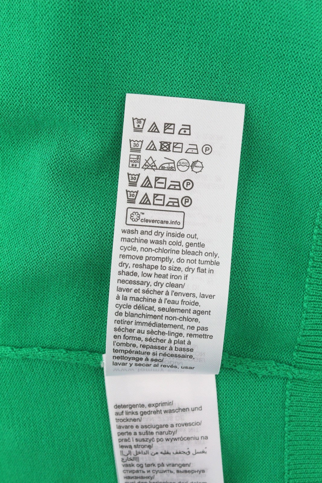 TOMMY HILFIGER Men's Green Knit Pullover M Crew Neck Monotype Trim