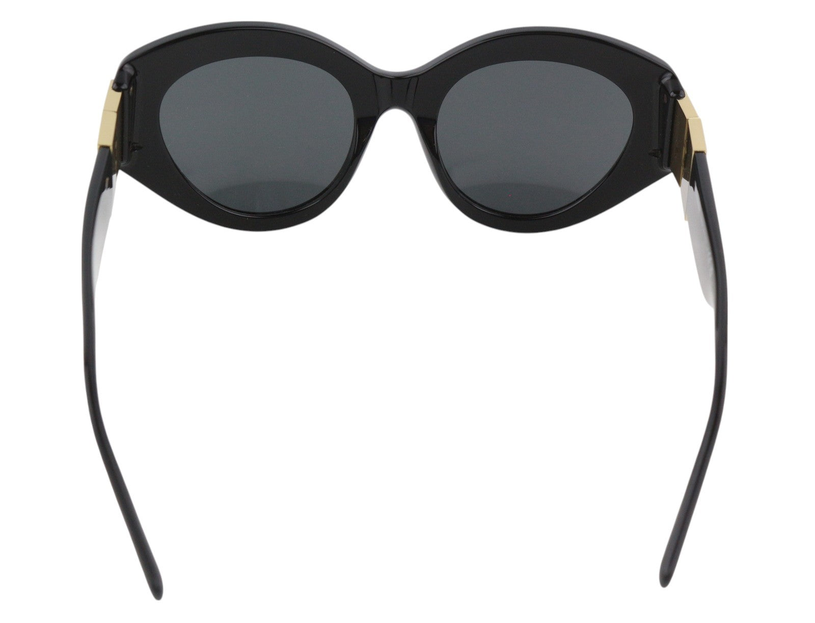 BURBERRY Sophia Women's Sunglasses Black Cat-Eye Gold Detail Tinted RRP250