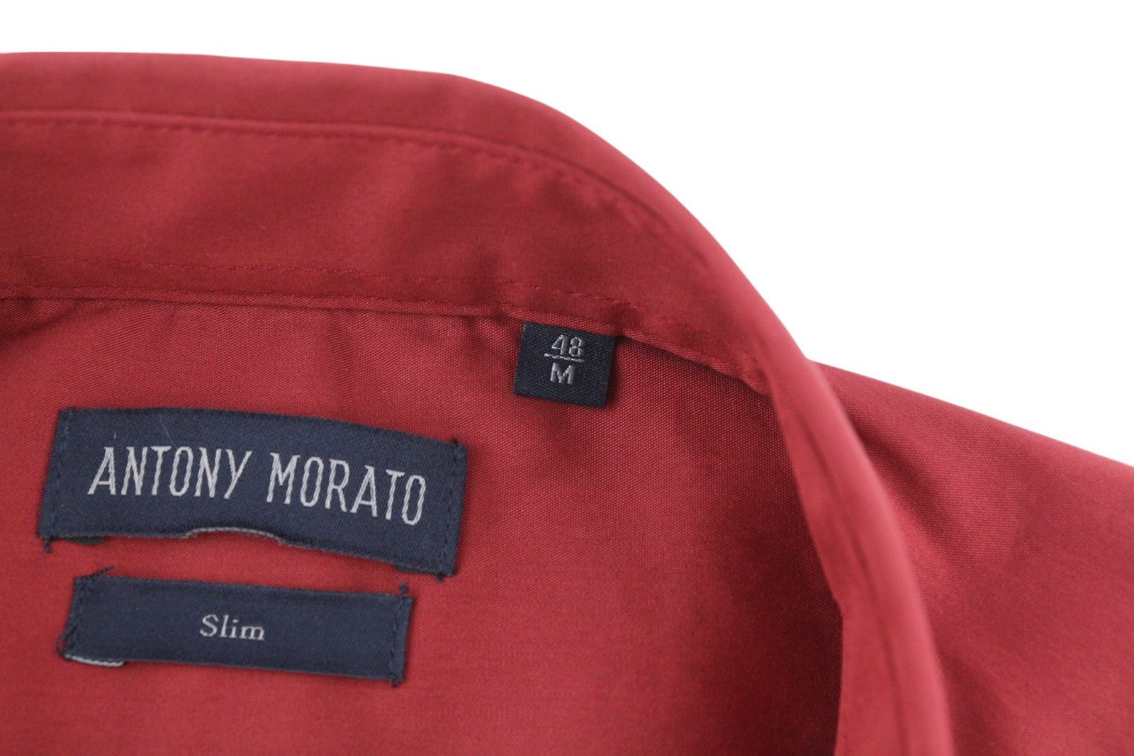 ANTONY MORATO Men's Shirt M Blue Floral Print Short Sleeve Button Up Casual