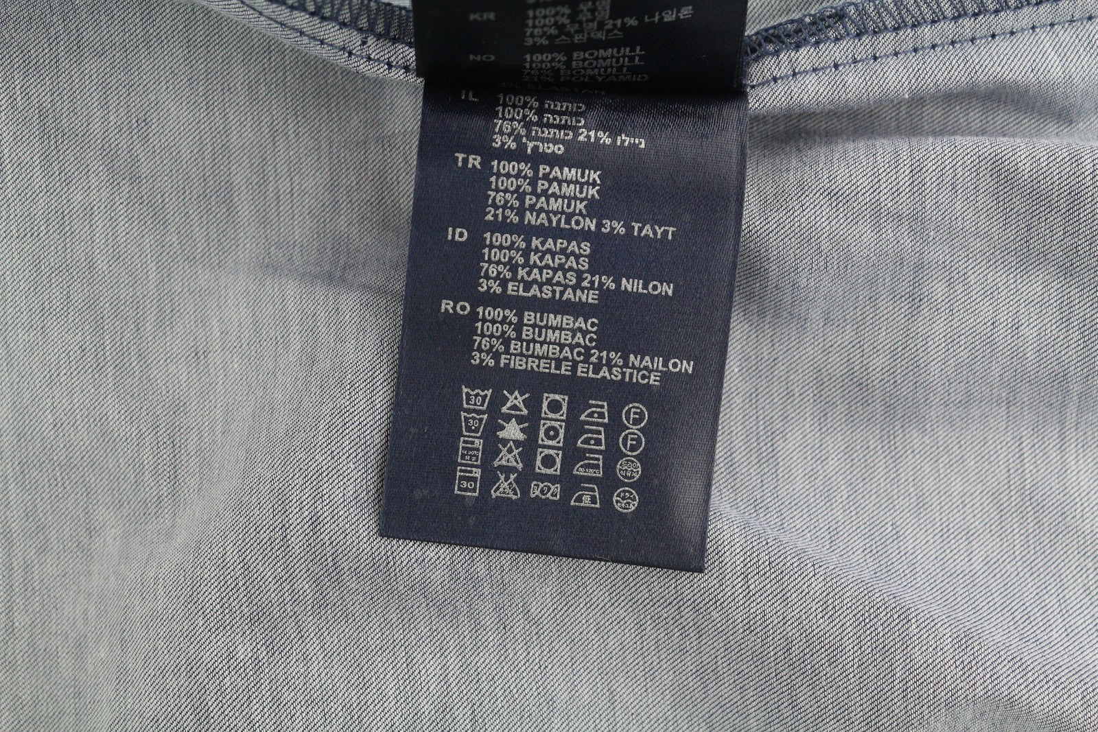 ANTONY MORATO Men's Shirt M Blue Floral Print Short Sleeve Button Up Casual