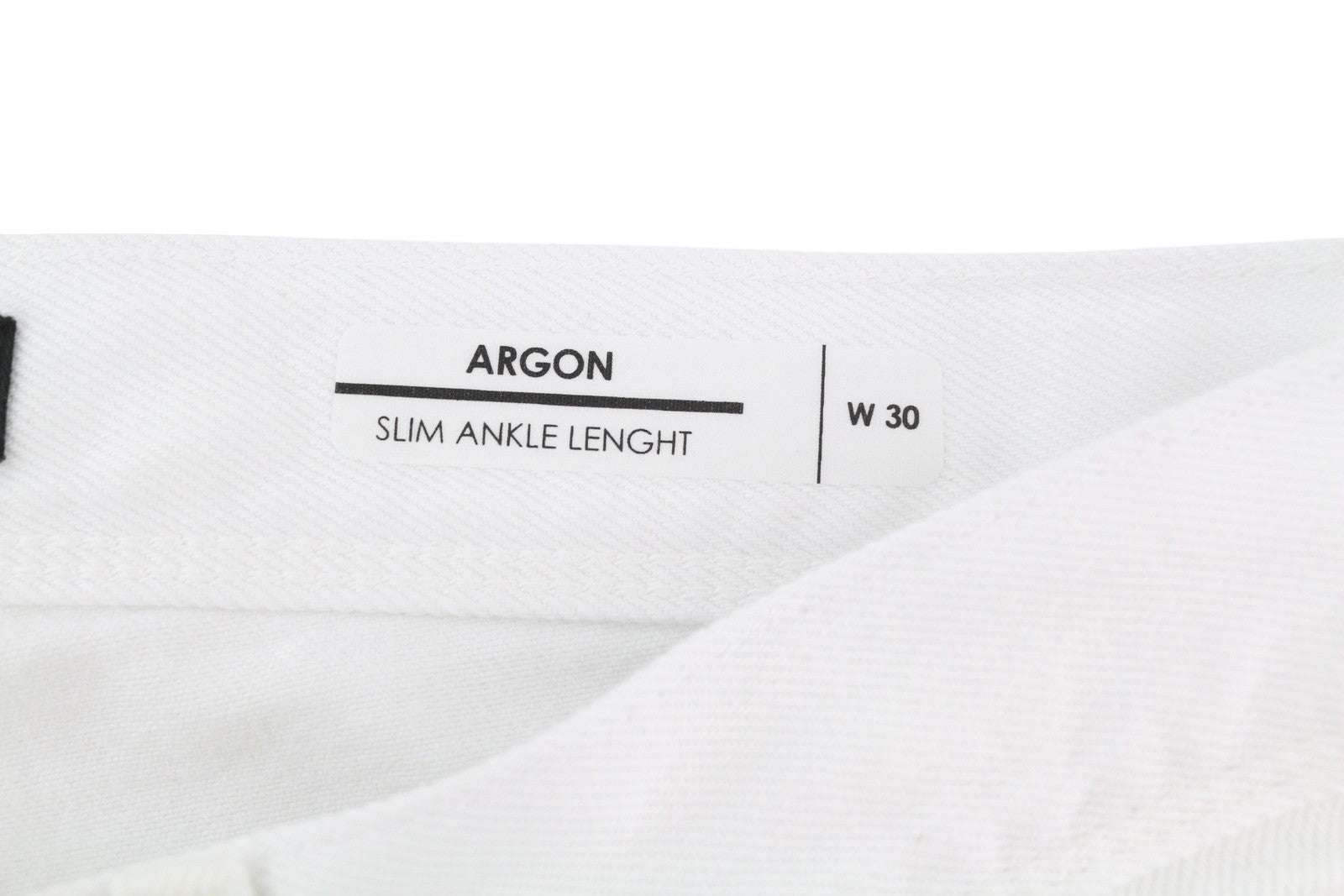 ANTONY MORATO Argon Men's Jeans W30 White Denim Slim Fit Ankle Button Fly