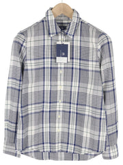 GANT Flannel Women's Shirt EU34 Checked Pattern Casual Button Up Spread Logo
