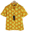Orange Cotton Button-Up