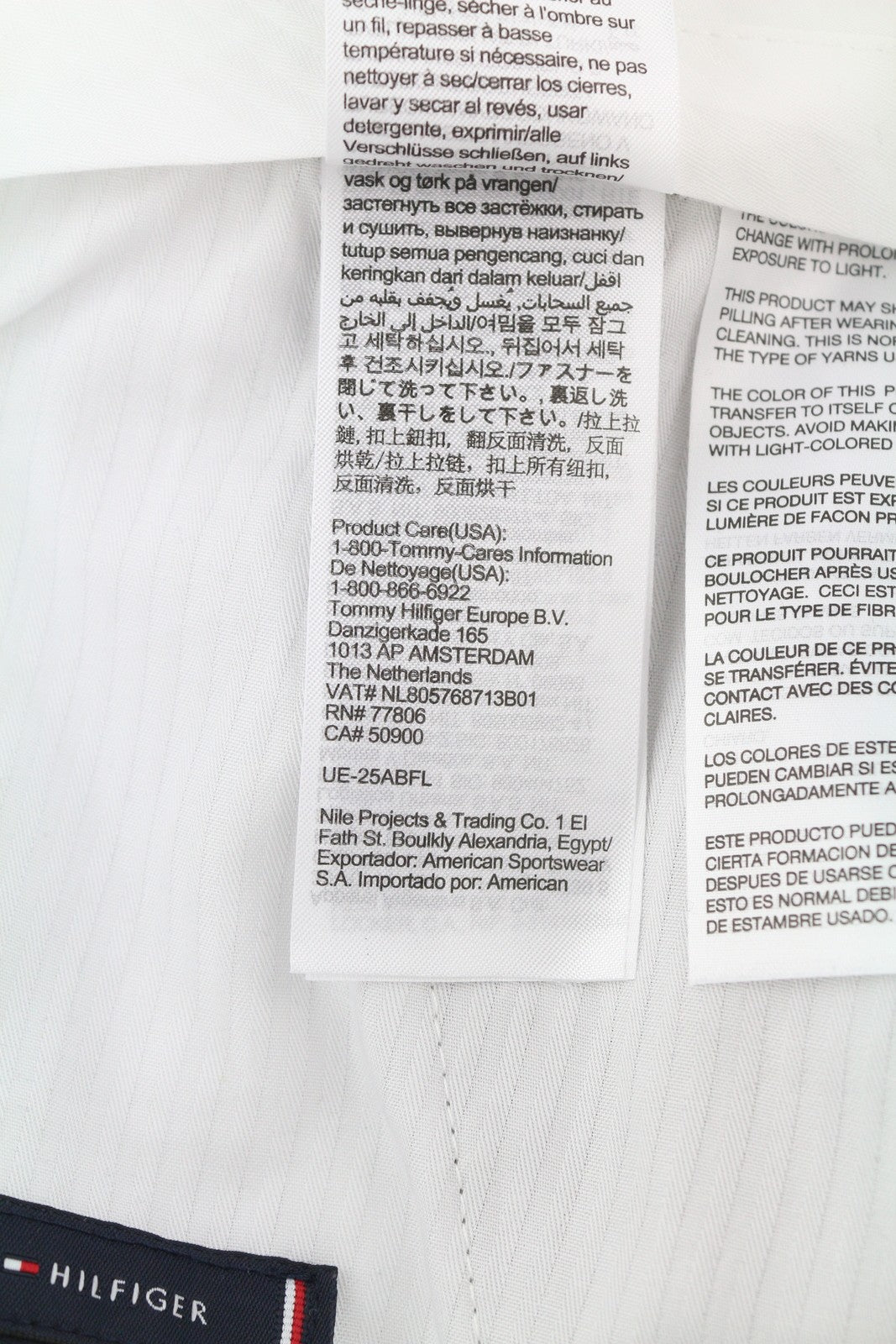 TOMMY HILFIGER Bleecker Brushed Men's Trousers W30 L32 Melange Slim Fit Stretch