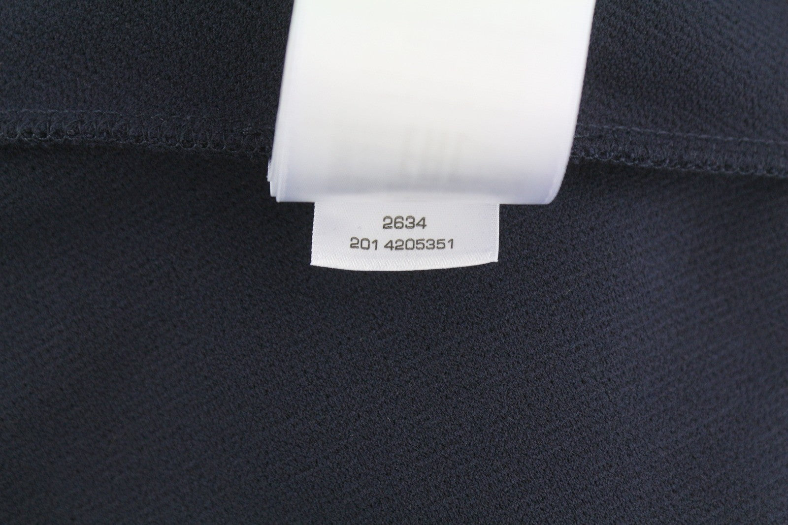 GANT Rib Structure Women's Dress S Blue Stretch V Neck Short Sleeve Knee