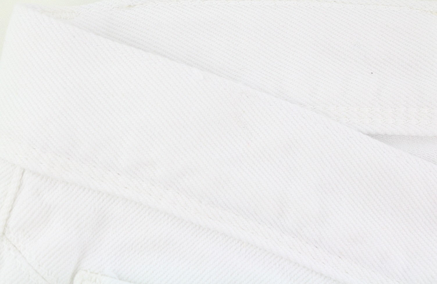 ANTONY MORATO Argon Men's Jeans W34 White Denim Slim Fit Cropped Button Fly