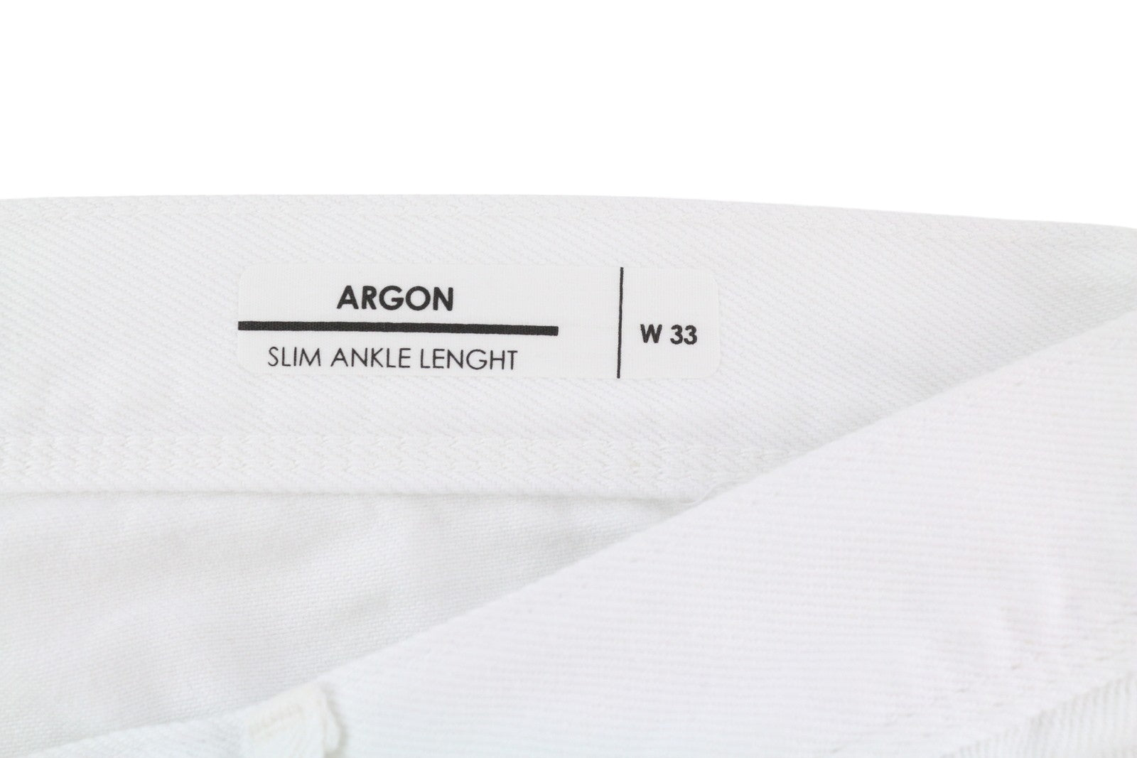 ANTONY MORATO Argon Men's Jeans W33 White Denim Slim Cut Cropped Button Fly