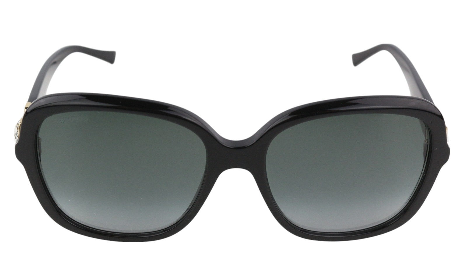 JIMMY CHOO Sadie/S Women's Sunglasses OS Black Tinted Square Frame Logo