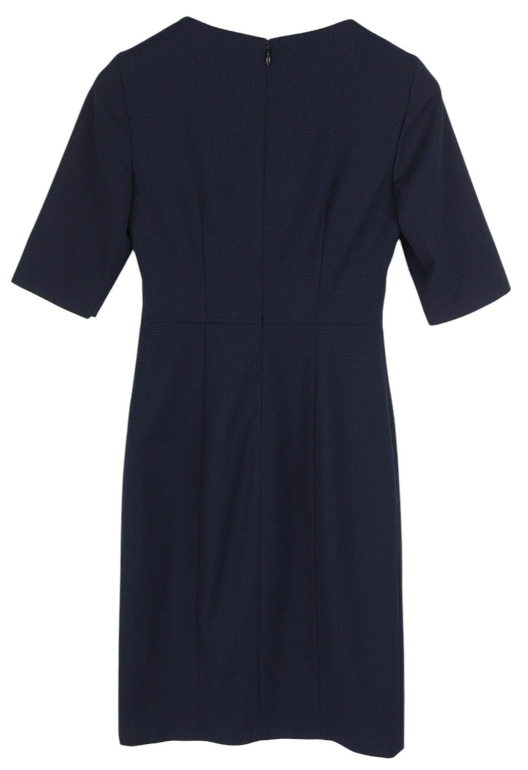 GANT Hopsack Stretch Little Women's Dress EU34 Wool Blend 3/4 Sleeve Knee