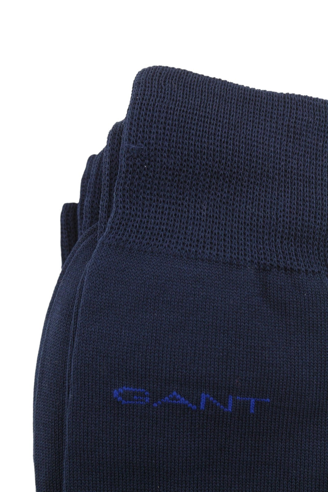 GANT 3-Pack Mercer Cotton Men Socks OS Marine Knit Stretch Cotton Blend
