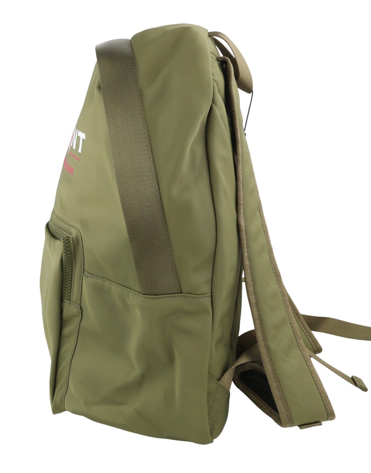 GANT Retro Shield Backpack Men Bag OS Utility Green Front Logo Adjustable Straps