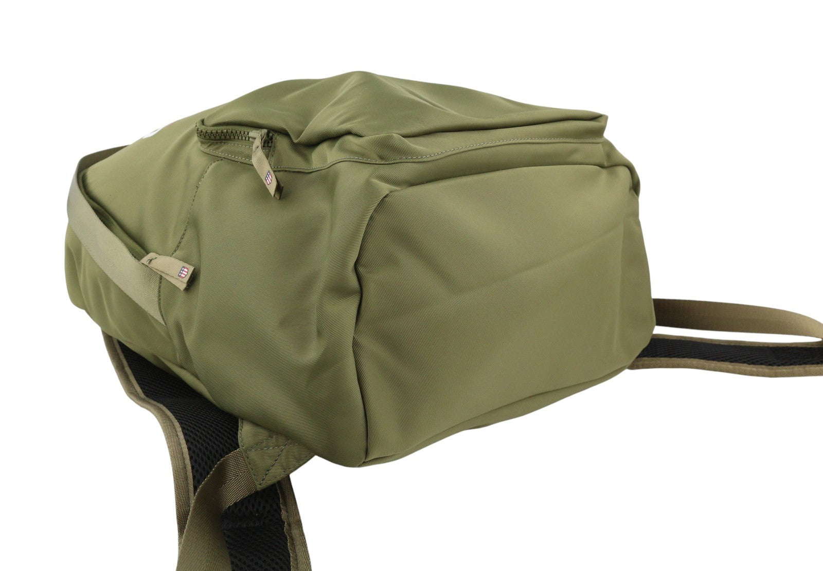 GANT Retro Shield Backpack Men Bag OS Utility Green Front Logo Adjustable Straps