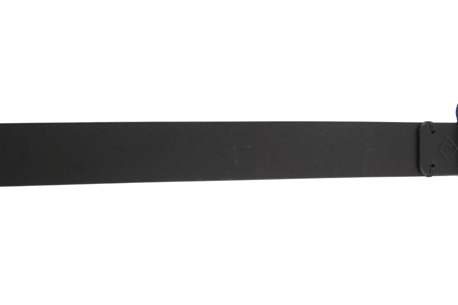 GANT Women Belt 90 CM Black Leather Silver Tone Buckle Casual