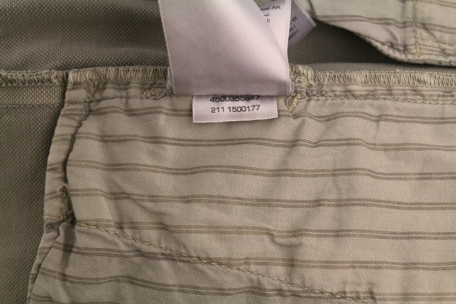 GANT Hallden Ltw Canvas Chinos Men Trousers W36/L34 Desert Brown Patterned Zip