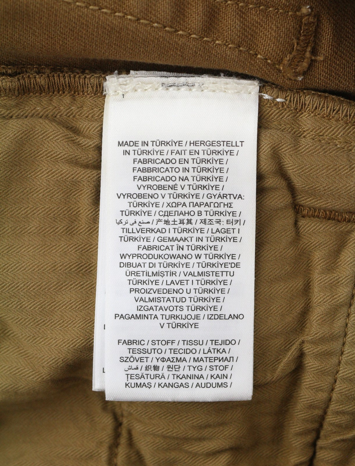 GANT Flare Color Women Trousers W27 Roasted Walnut Zip Fly Brown Casual