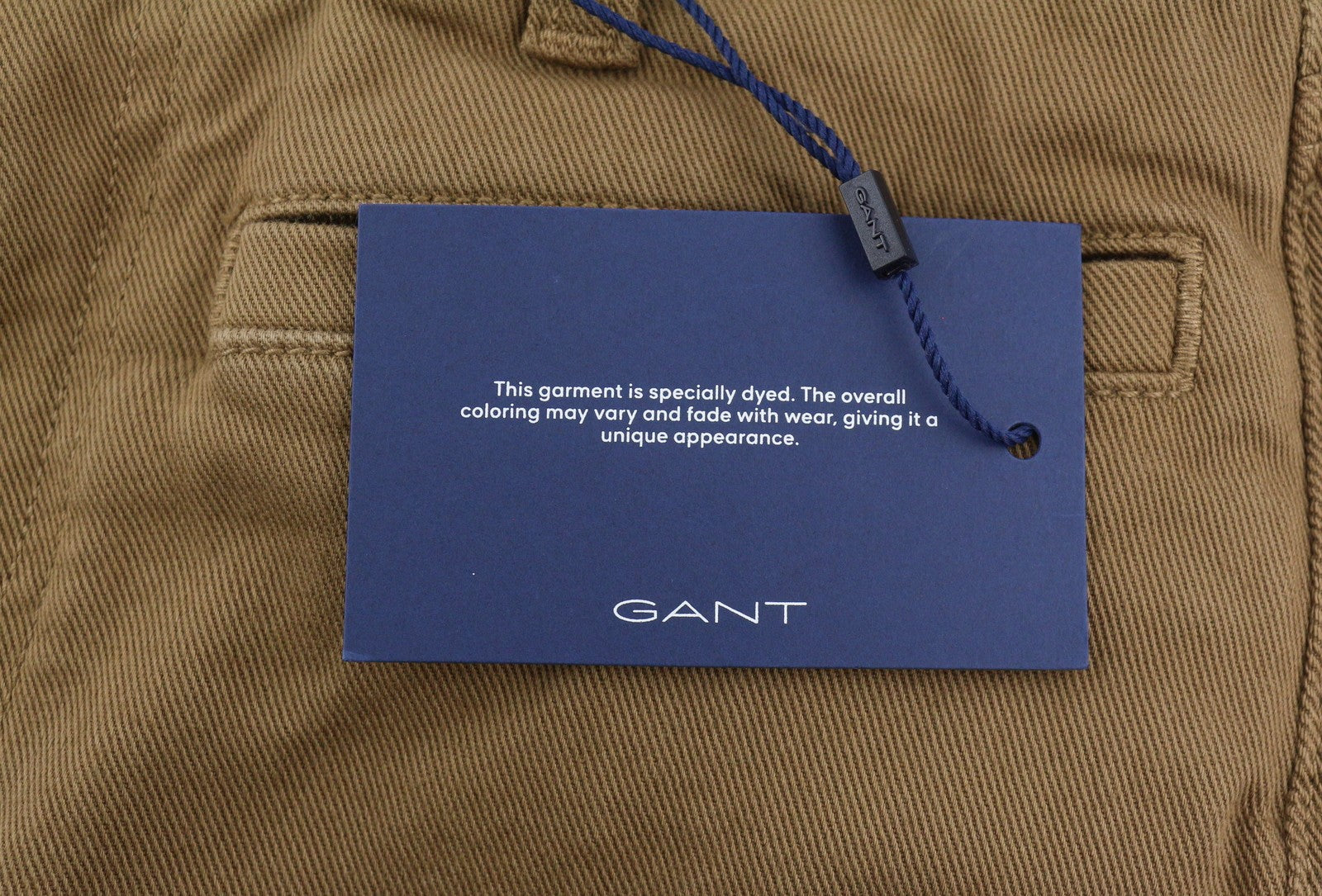 GANT Flare Color Women Trousers W27 Roasted Walnut Zip Fly Brown Casual