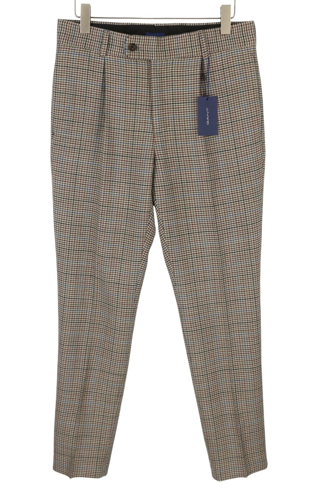 GANT Men Trousers EU50 Wool Harrington Colourful Pleated Slim Fit