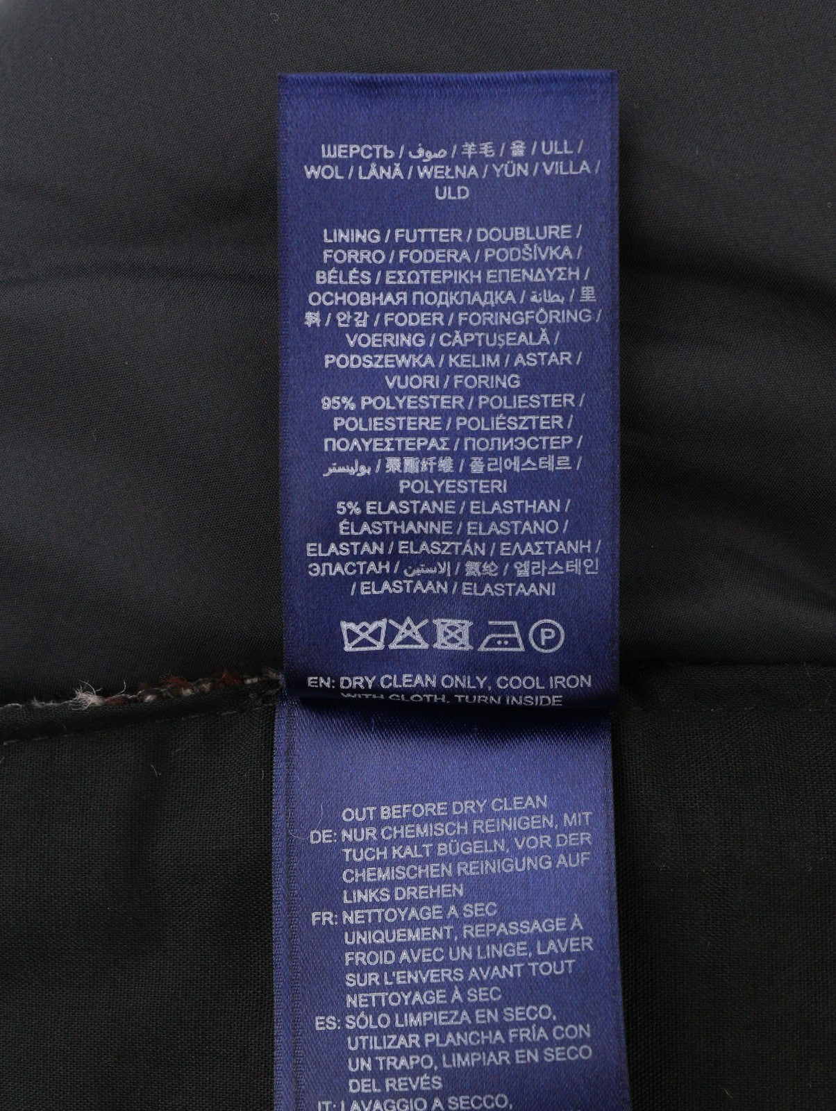 GANT Men Trousers EU50 Wool Harrington Colourful Pleated Slim Fit