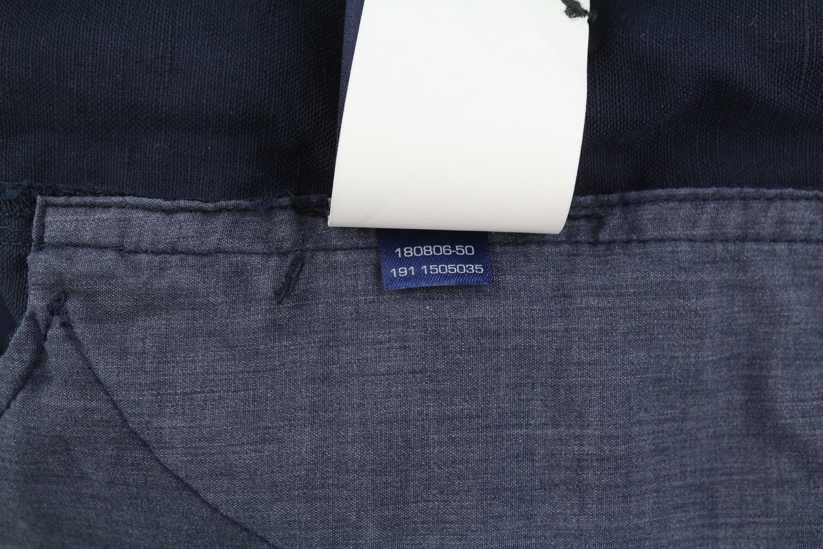 GANT The Regular Cotton Linen Chino Men Trousers W31/L32 Marine Zip Fly Casual