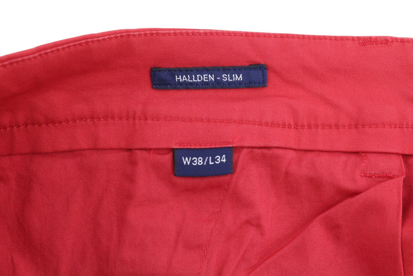 GANT Hallden Sunfaded Chinos Men Trousers W38/L34 Cardinal Red Slim Mid Rise
