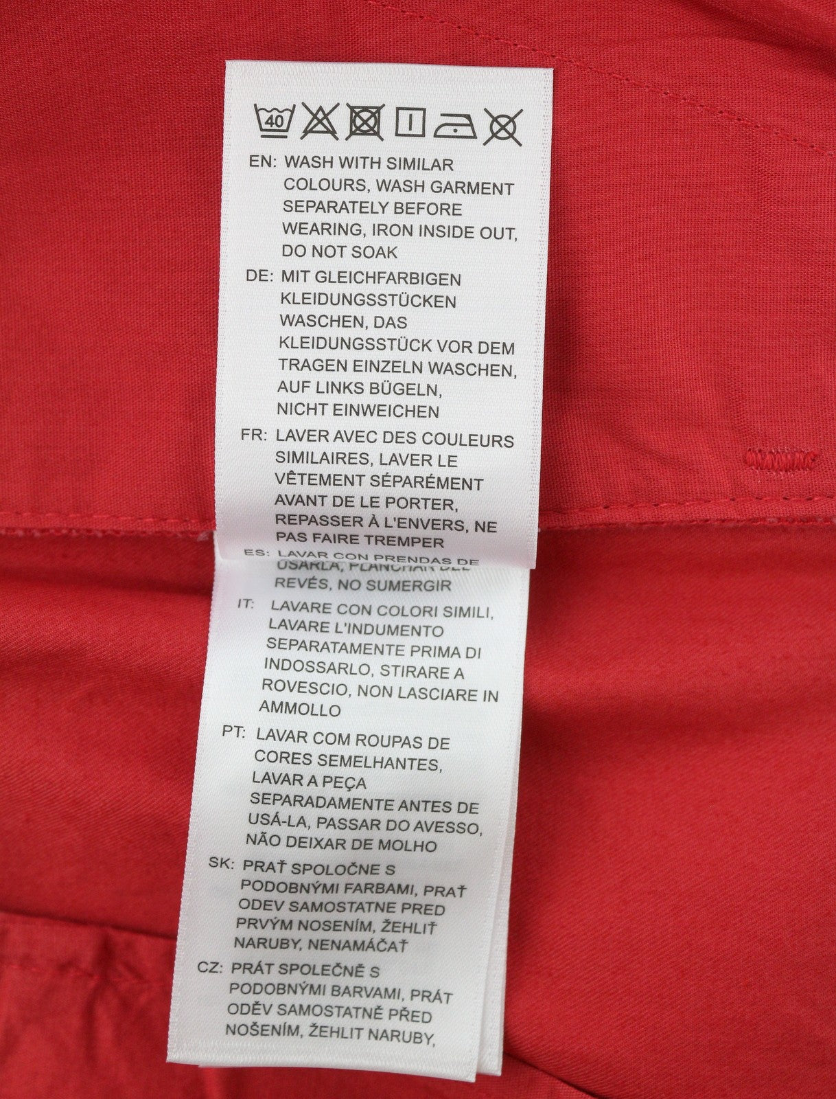 GANT Hallden Sunfaded Chinos Men Trousers W36/L34 Cardinal Red Slim Mid Rise