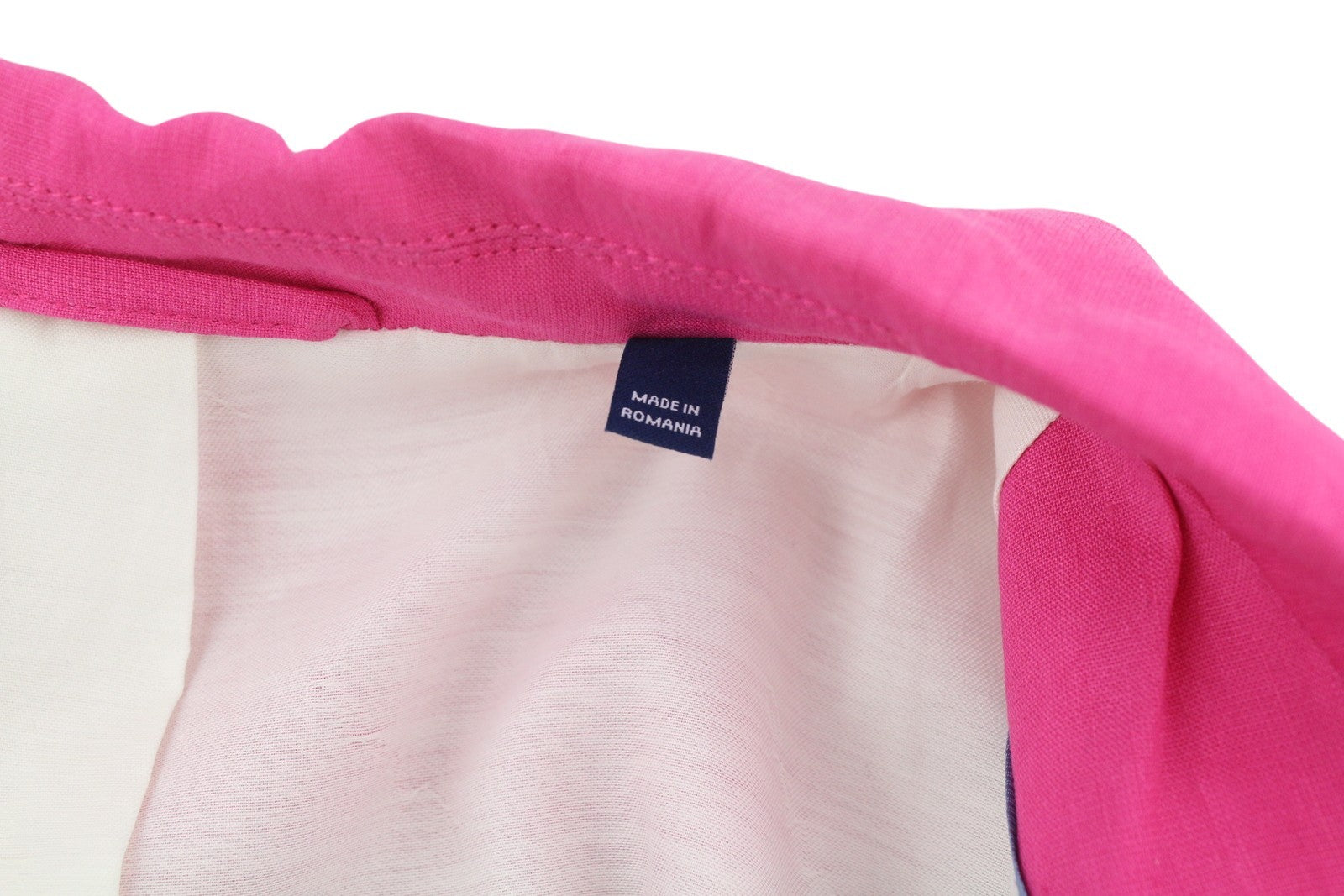 GANT Stretch Linen Straight Women Blazer EU38 Cabaret Pink Notch Single Breasted