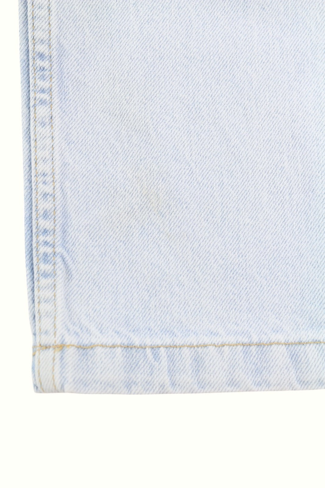 CALVIN KLEIN 90s Loose Pleated Men Jeans W28 Washed Blue Wide Fit Zip RRP272