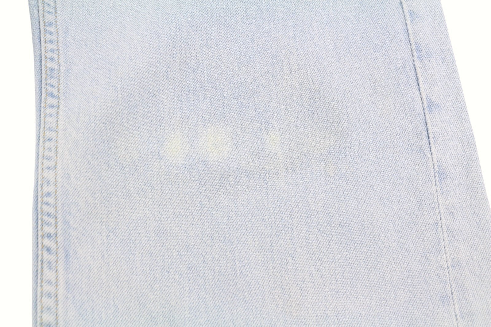 CALVIN KLEIN 90s Loose Pleated Men Jeans W28 Washed Blue Wide Fit Zip RRP272