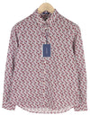 Button-Up Autunm Print Stretch