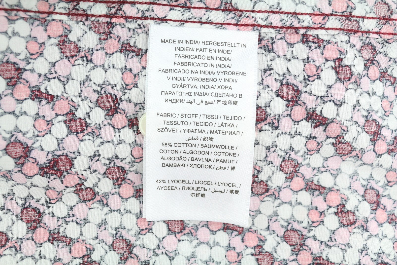 GANT Autunm Print Stretch Women Shirt EU34 Patterned Casual Spread Button-Up