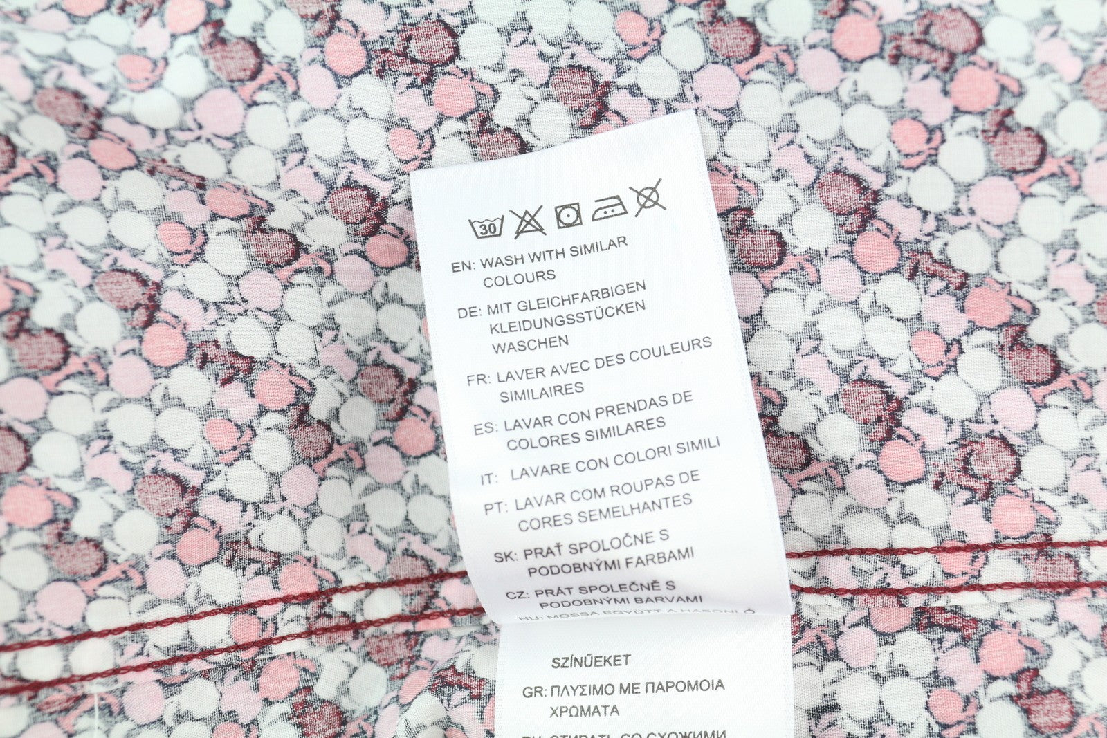 GANT Autunm Print Stretch Women Shirt EU34 Patterned Casual Spread Button-Up