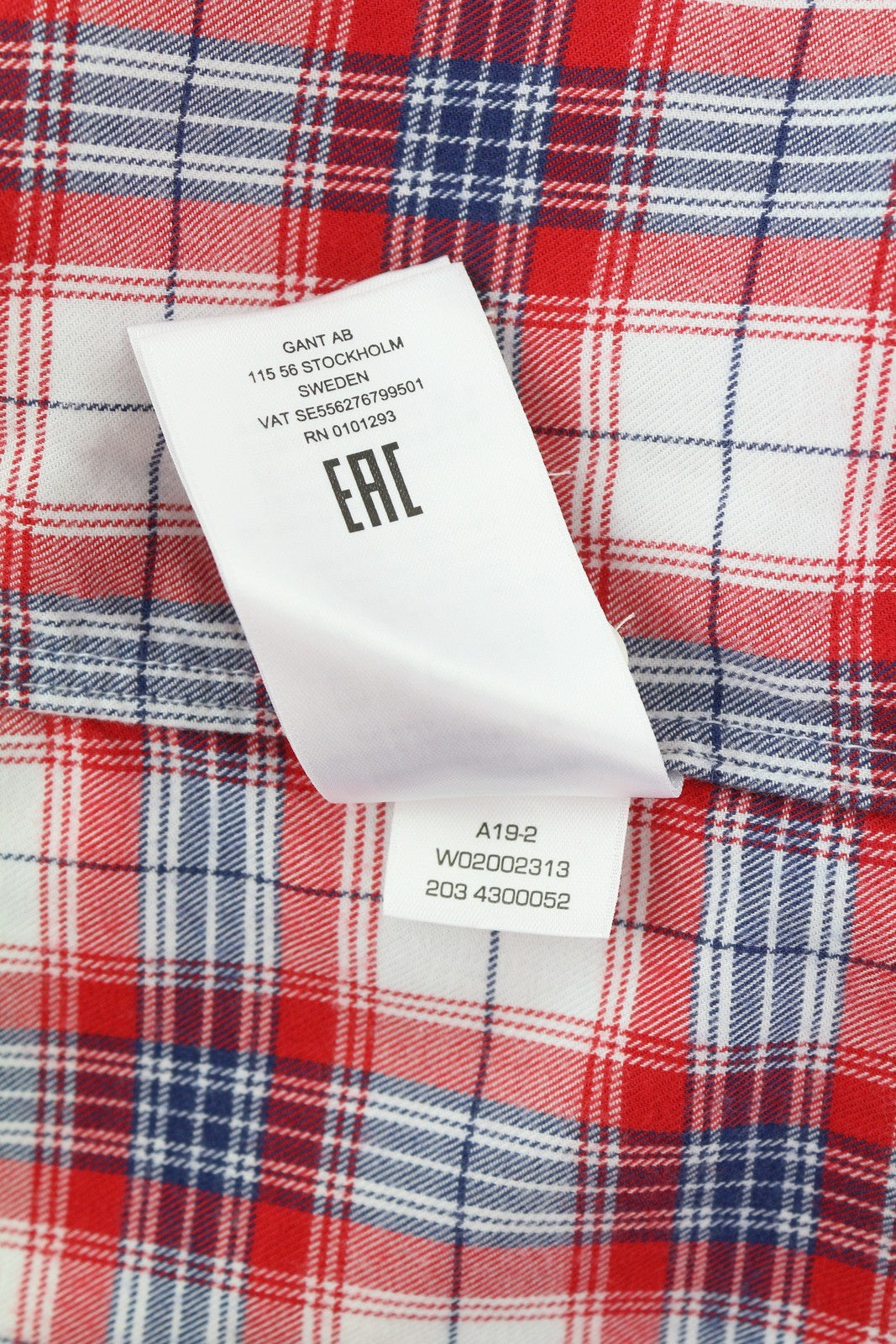 GANT Flannel Check Relaxed Women Shirt EU34 Colourful Casual Button-Down