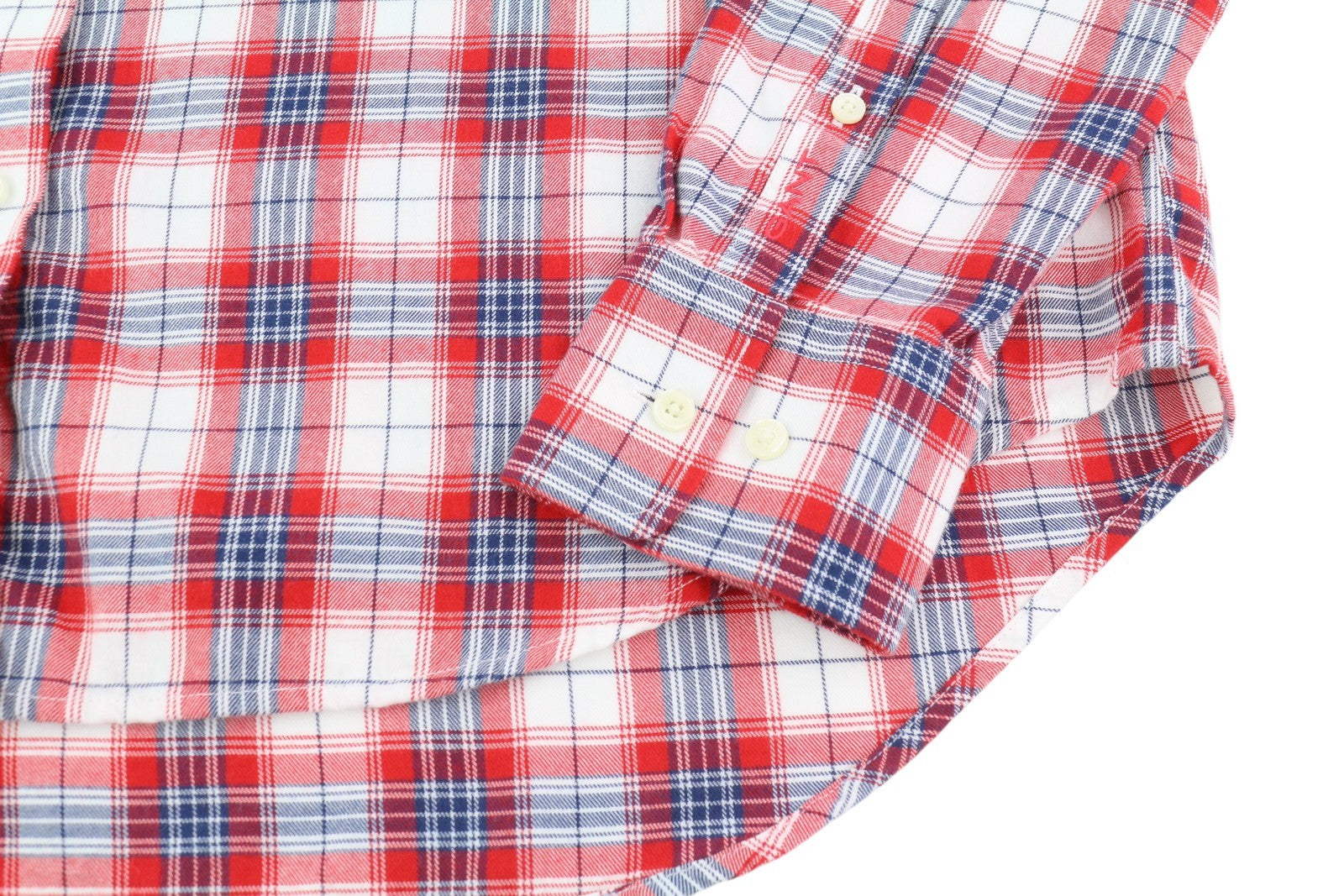 GANT Flannel Check Relaxed Women Shirt EU34 Colourful Casual Button-Down